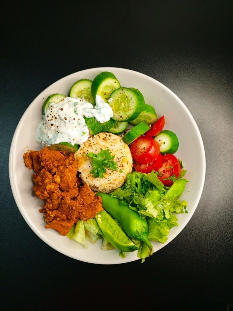 high protein rice bowls