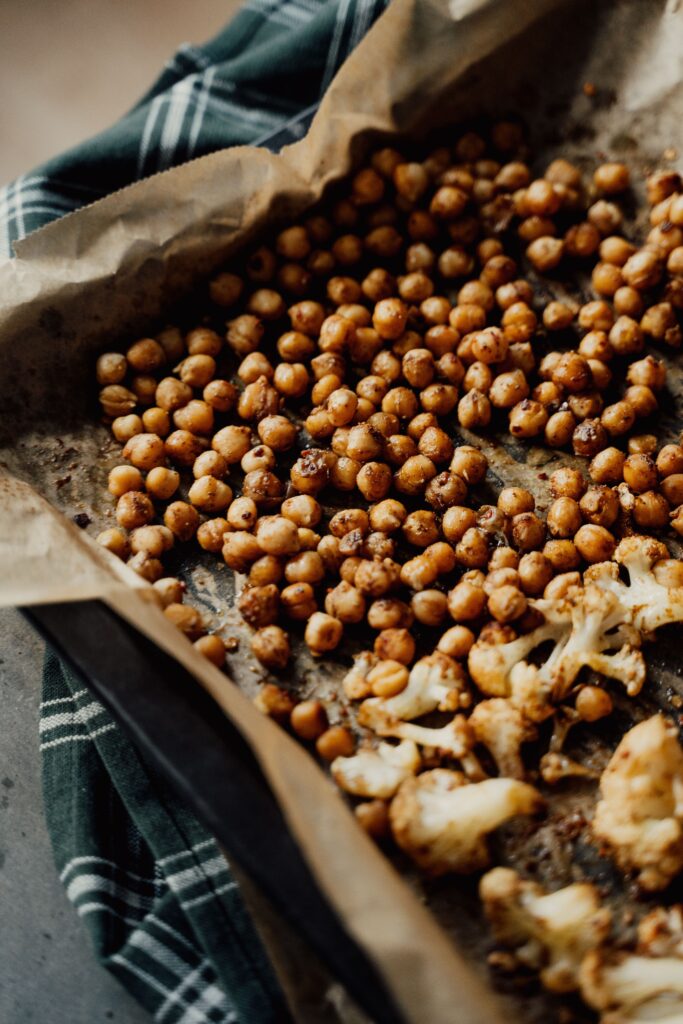 crispy air fryer canned chickpeas