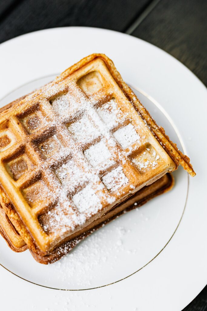small batch waffles for two without buttermilk