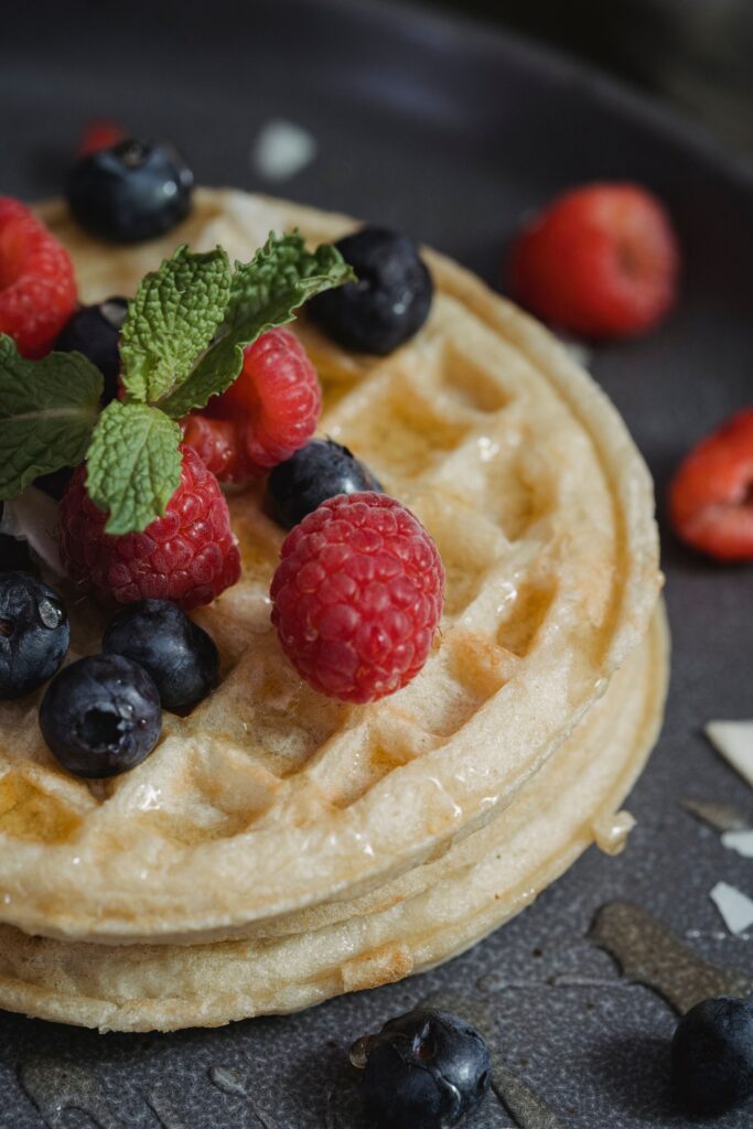 small batch waffles for two without buttermilk