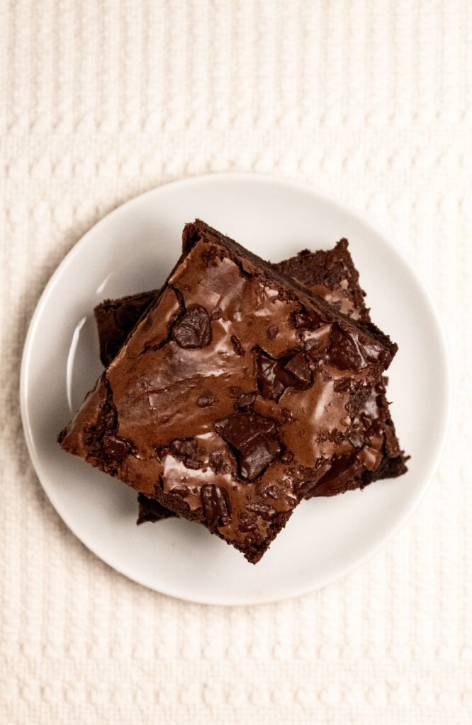 small batch brownies for two